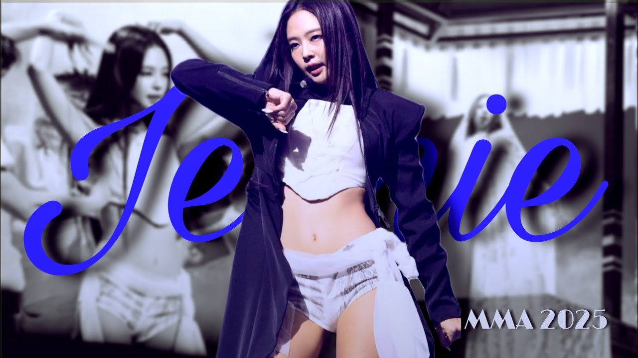 Jennie in MMA 2025 clips for edits (Twixtor Clips)