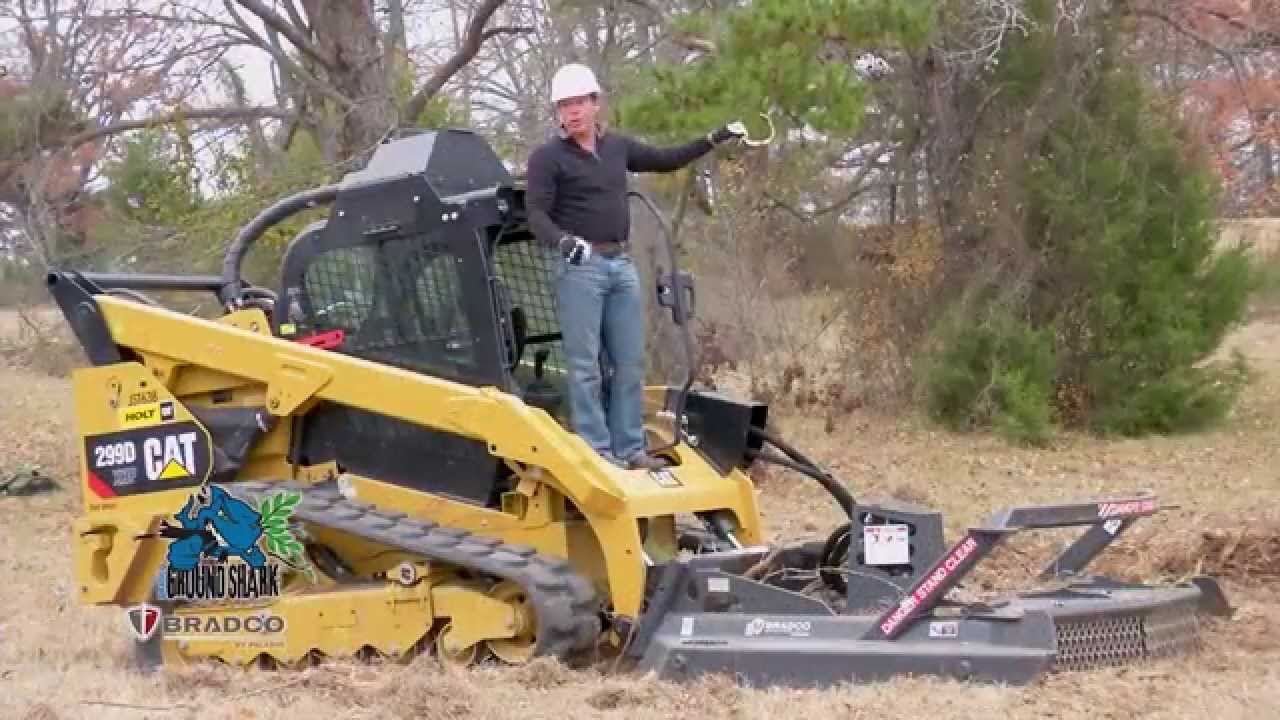 Bradco Ground Shark Extreme Duty Brush Cutter Operation with Clay Walker