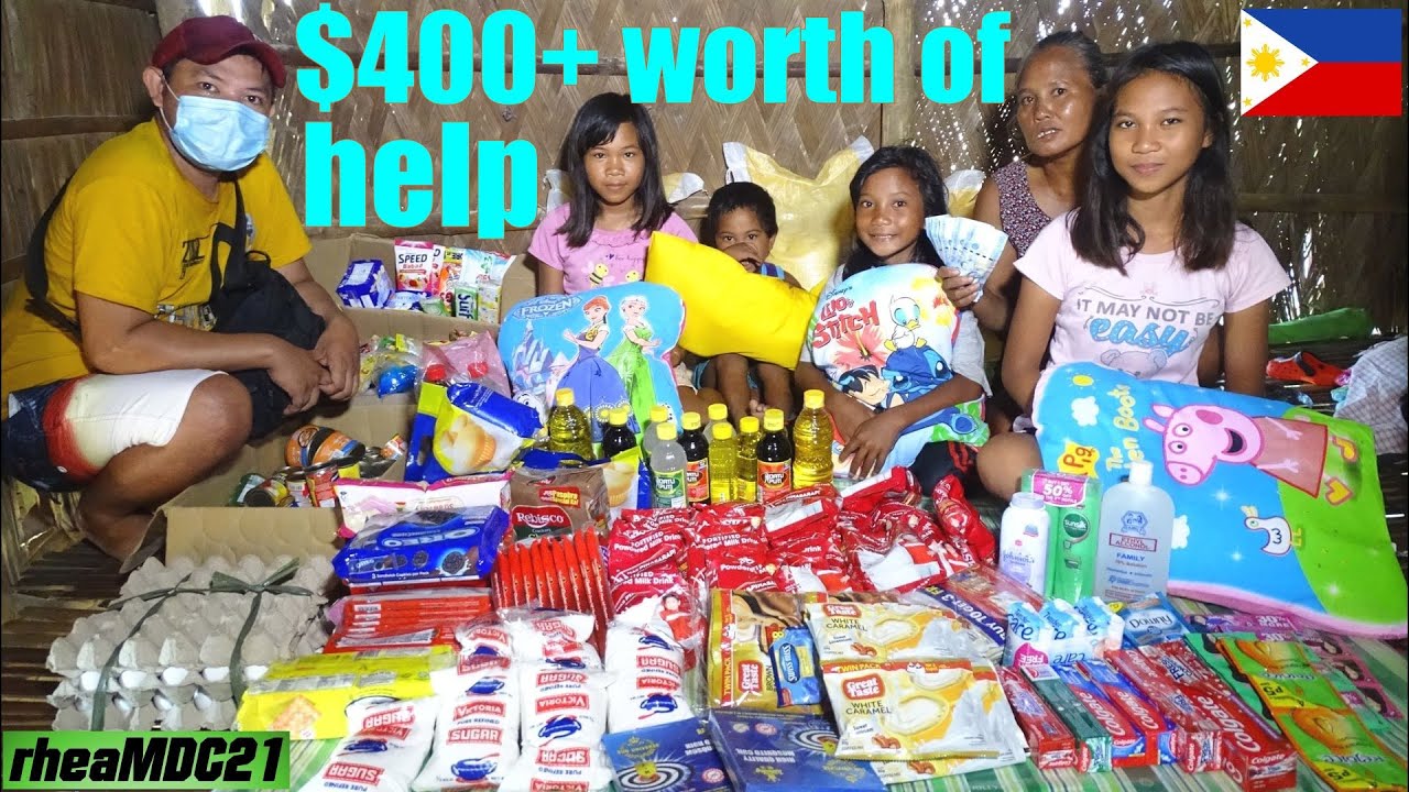 Thank you for Giving Help to Poor Filipino Families. We Don't Stop Giving Help to the Poor. POVERTY.
