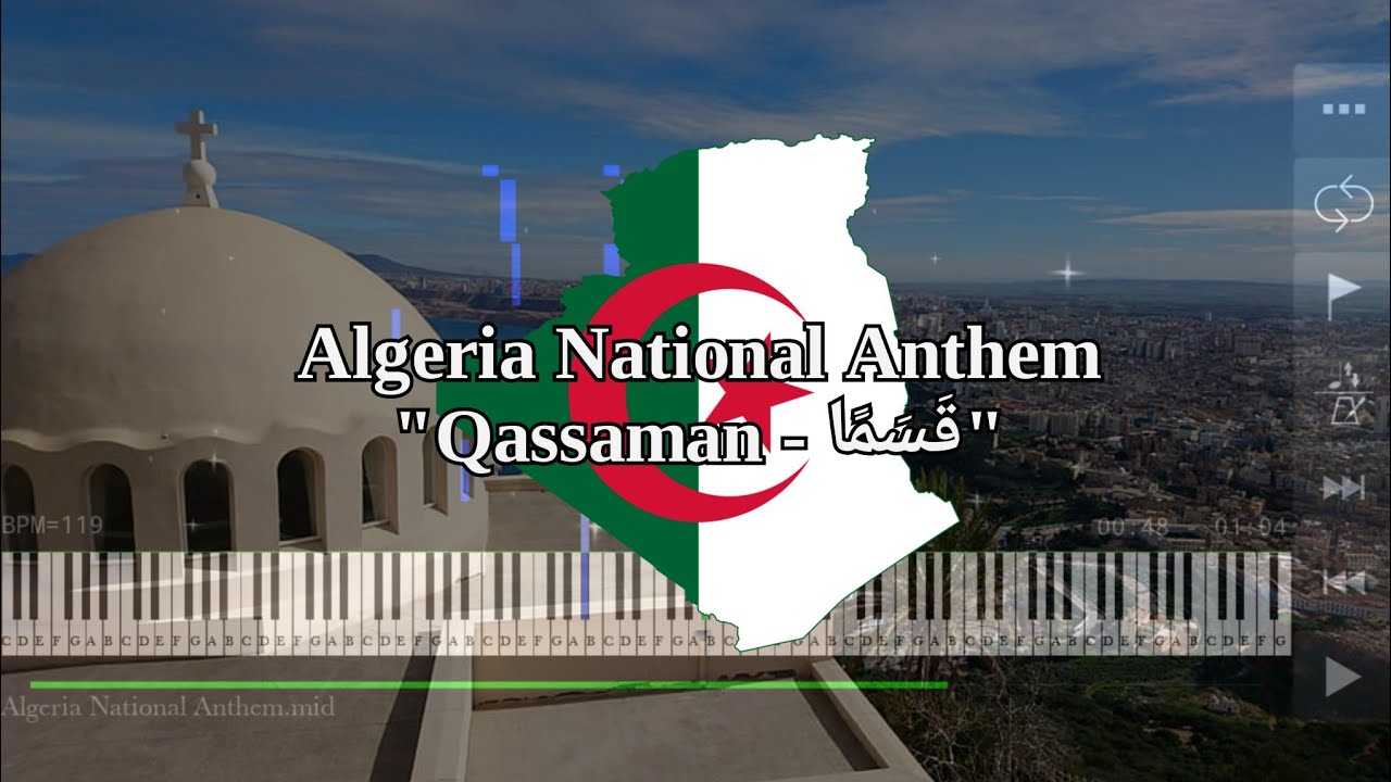 Algeria National Anthem | قَسَمًا - Piano