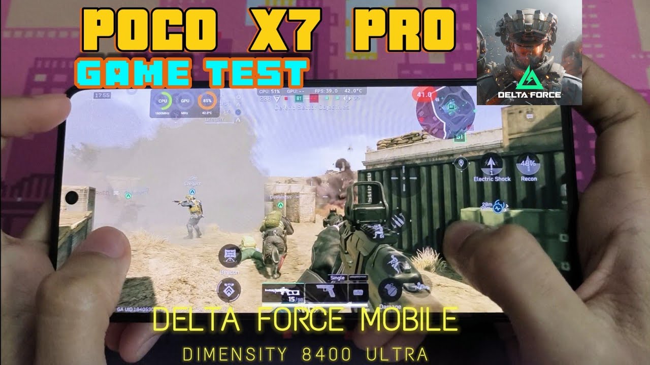 Poco X7 PRO - Delta Force Mobile Game Test