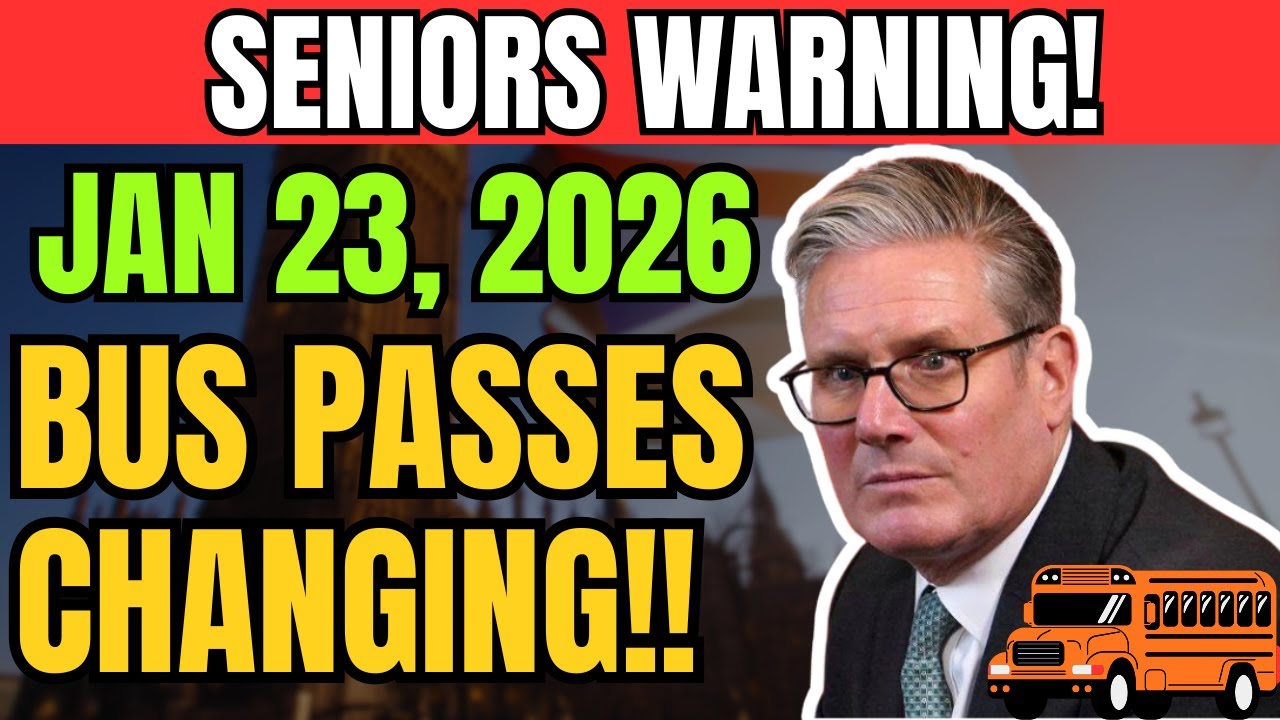 🚨 UK Bus Pass Rules Change January 23, 2026 &mdash; Seniors Could Lose Benefits