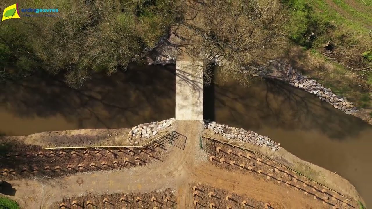 Les travaux de restauration du Gu&eacute; du Pr&eacute; Gaill&eacute; &agrave; Nort-sur-Erdre