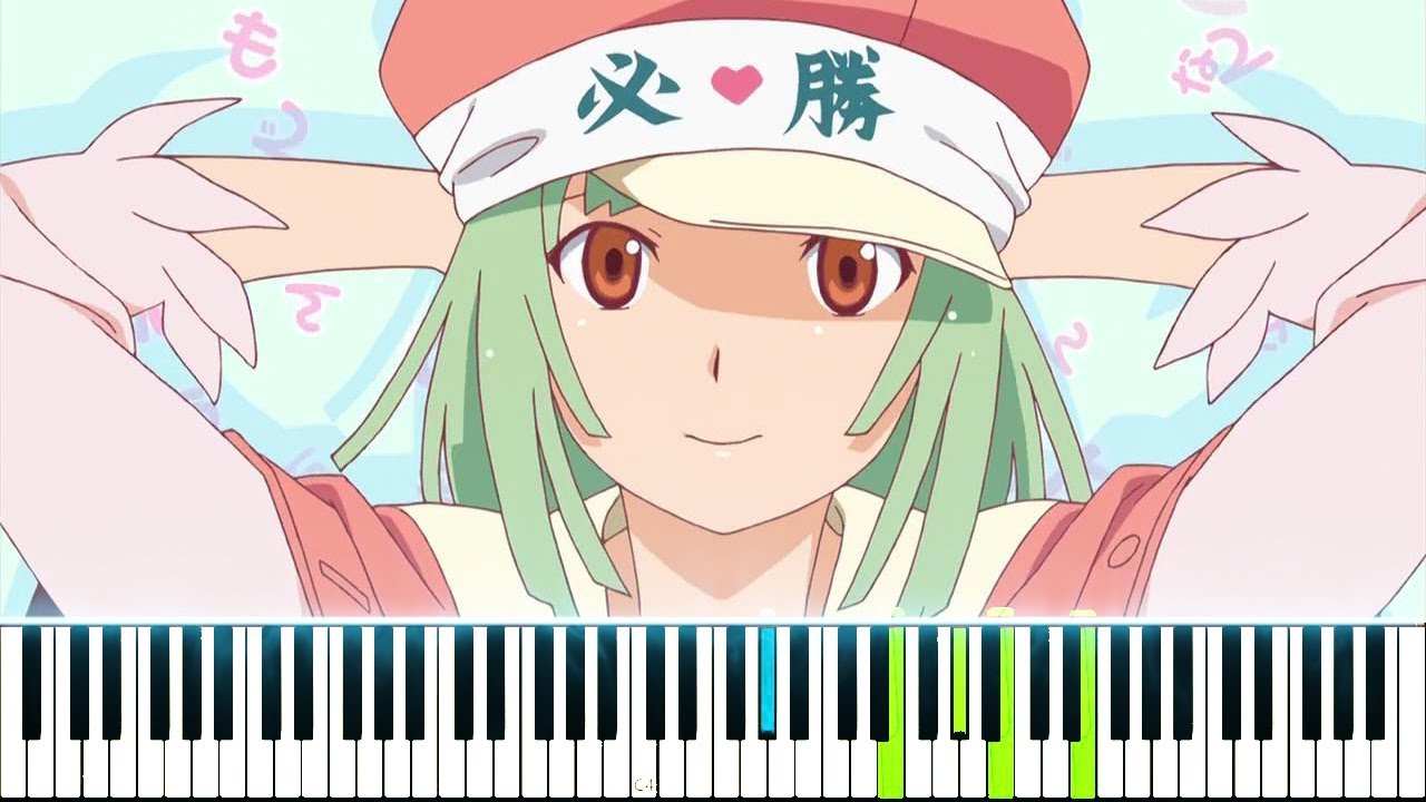 “Renai Circulation” - Kana Hanazawa – Bakemonogatari OP 4 (Synthesia Piano Tutorial)