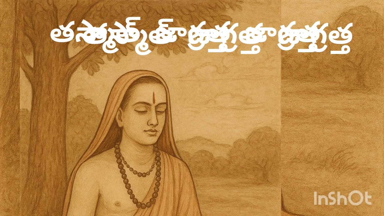 Tasmat jagratta jagratta  - Adi Shankaracharya