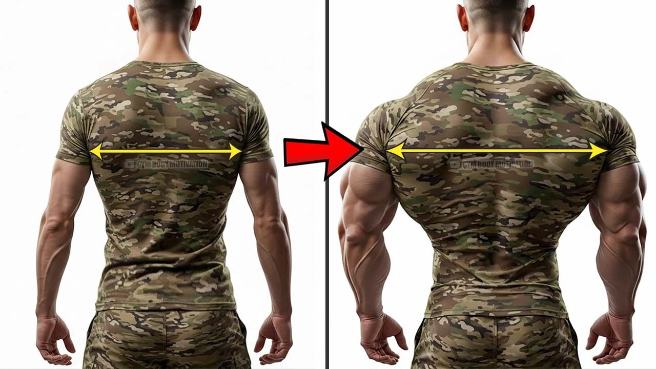 Программа V-образного сужения позвоночника: 6 эффективных упражнений для более широкой и массивно...