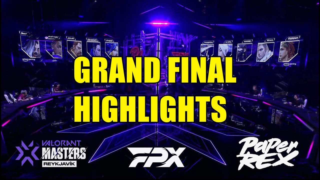VALORANT GRAND FINAL! | FPX vs Paper Rex | VCT Masters Copenhagen 2022