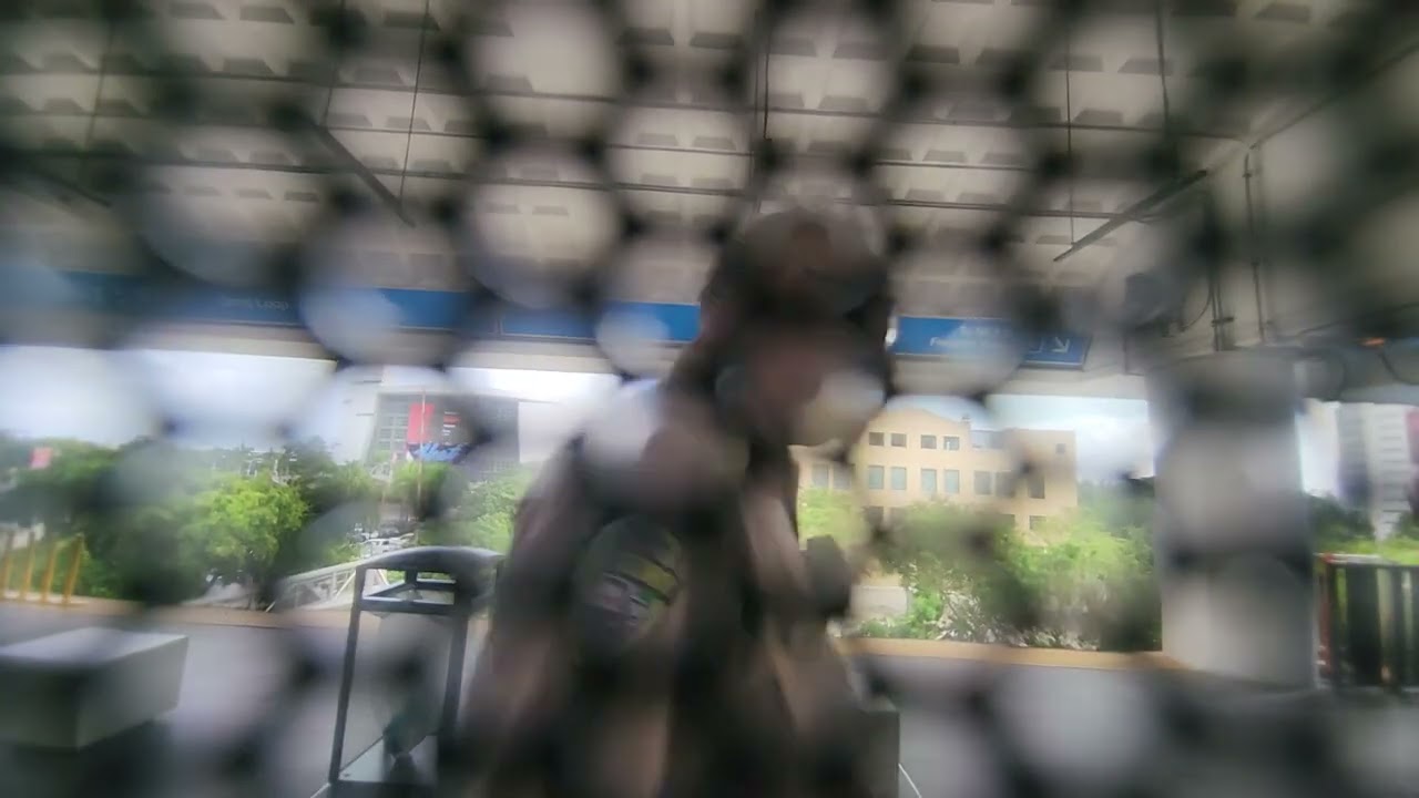 Miami Metromover Omni Loop ride from Adrienne Arsht Center to Government Center Station.