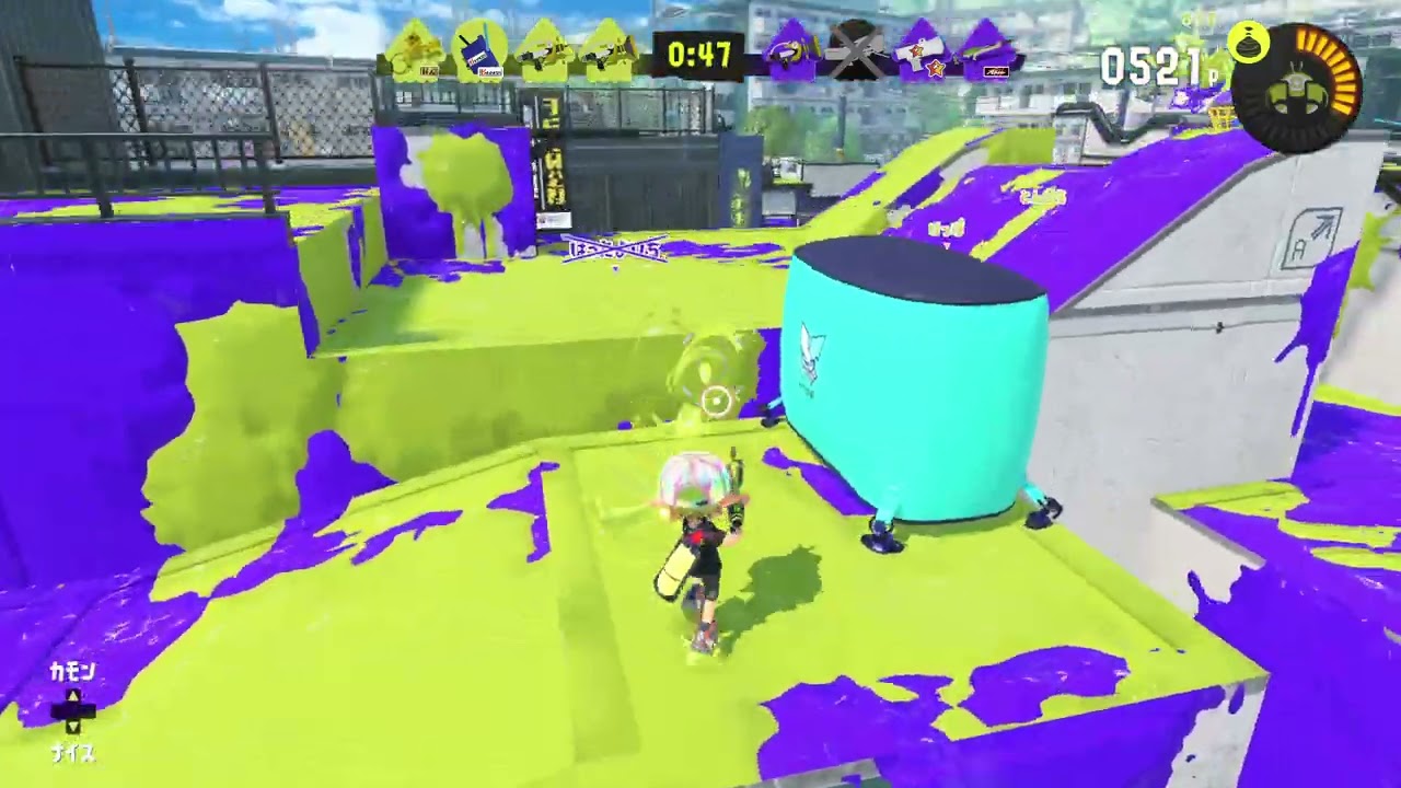 【スプラトゥーン３】ナワバリバトルで練習２月７日【作業用BGM】