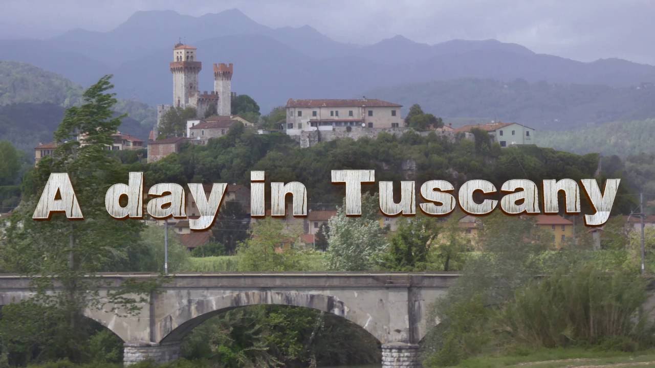 ITALY - A DAY in  TUSCANY With medieval village of MONTECARLO