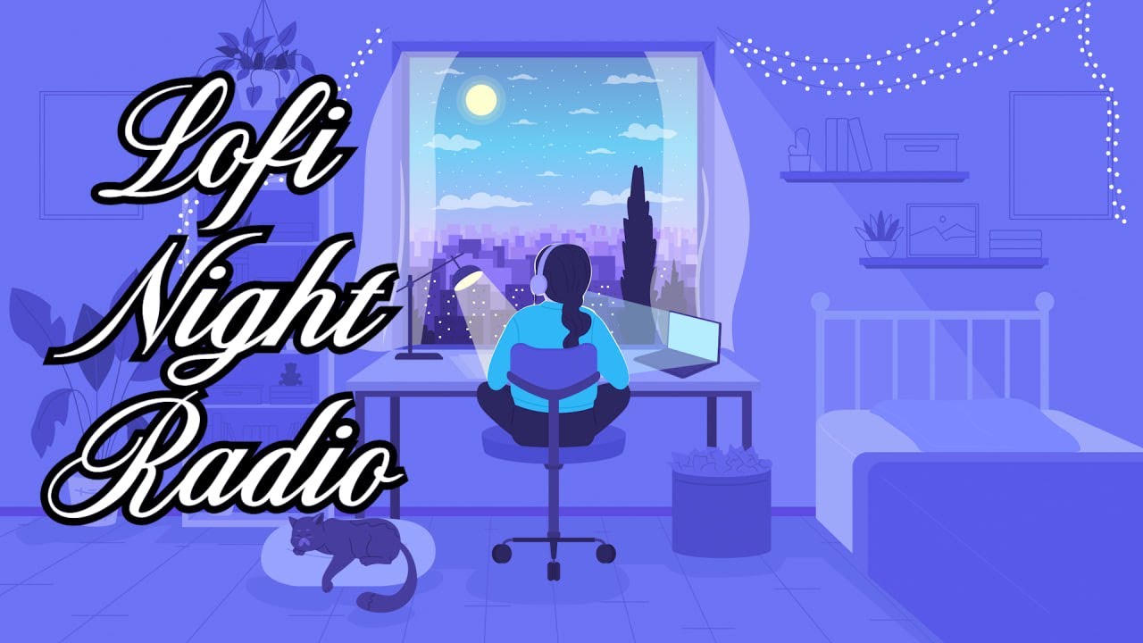 Lofi Night Radio 🌙 – 12 Hours of Chill Beats to Relax & Study To