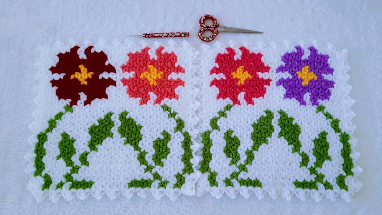 2024 💜çiçekli kare lif modeli 🧶how to crochet #tasarım @ip_tigin_hikayesi_cgdm5561 #tigisi #enyeni