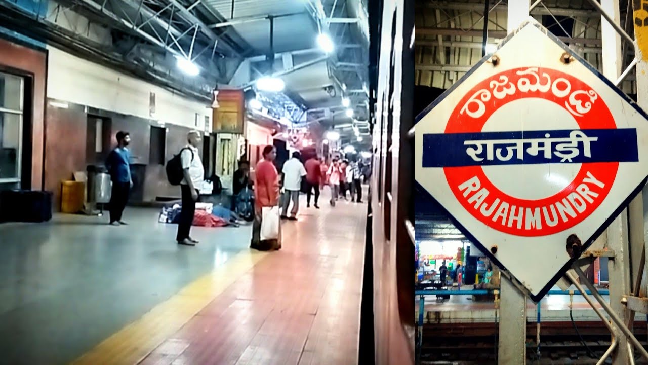 {Rajahmundry Railway Station} Konark Express Arriving And Departing.||Itz Vlogger Pintu||