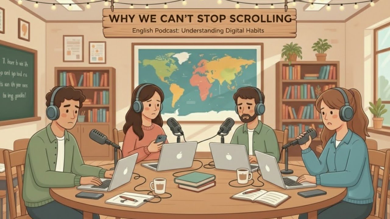 Why We Can’t Stop Scrolling? Improve Your English with This Podcast