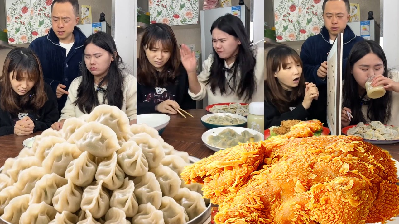 可恶弟媳把饺子全吃了，老爸偷偷给儿媳安排炸鸡，弟媳只能闻香味！太解气！【王大爷的夫妻日常】