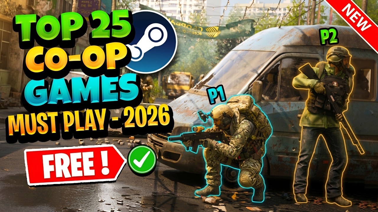 Топ-25 бесплатных кооперативных игр для игры с друзьями (2026)