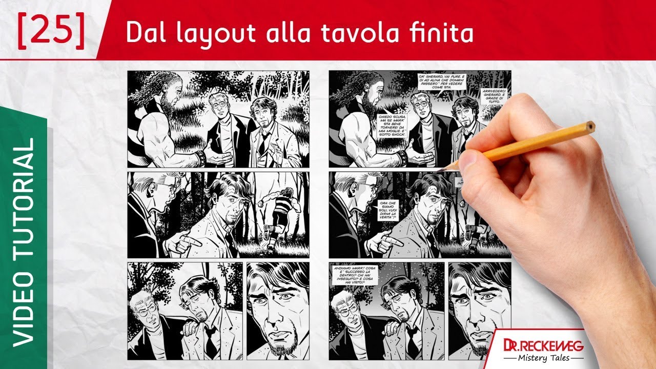 Dal layout alla tavola finita - Come disegnare un fumetto
