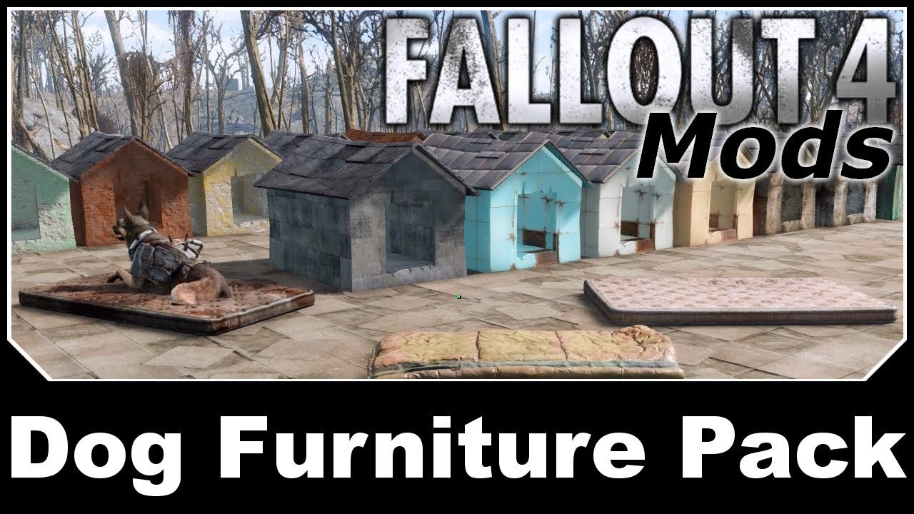 Fallout 4 Mods - Dog Furniture Pack