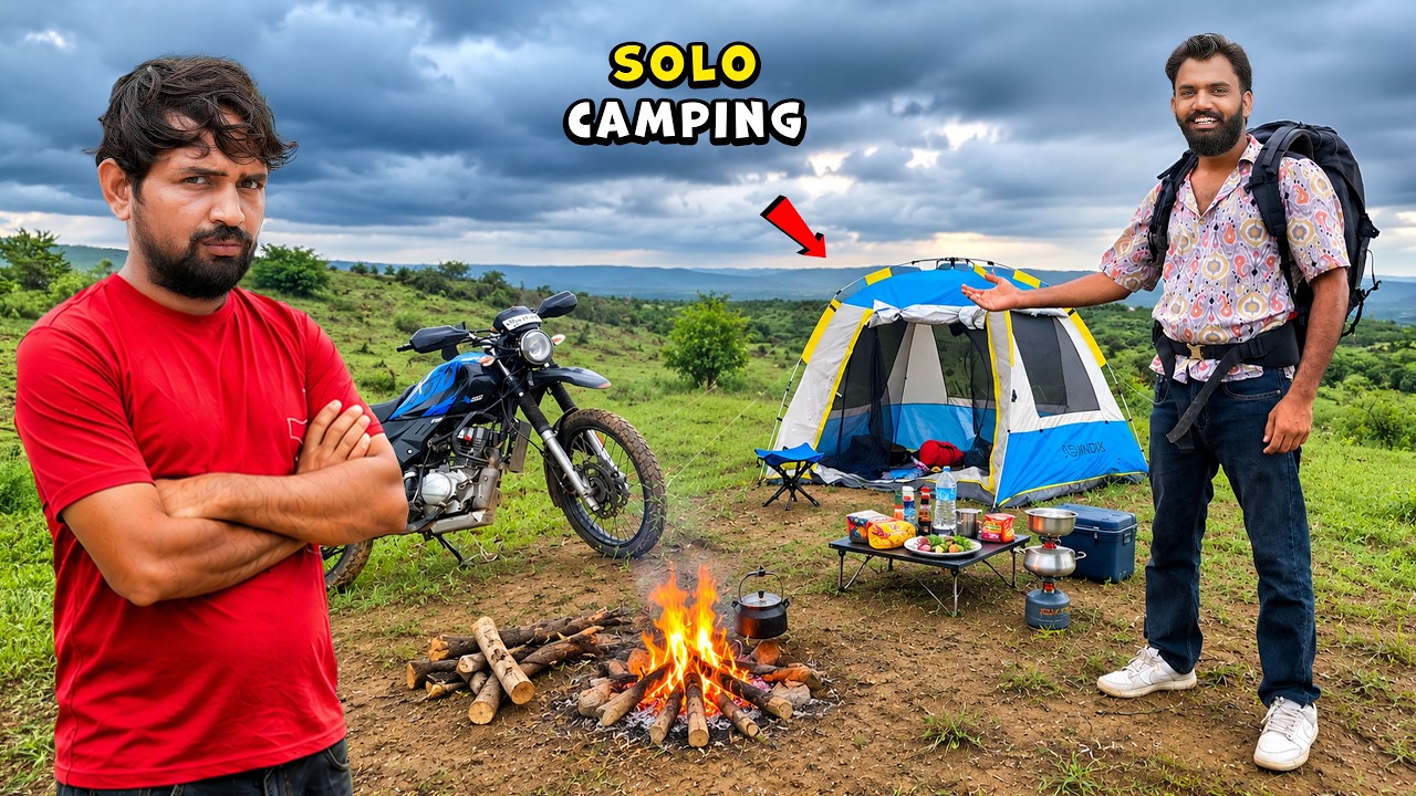 Solo Camping Gone Wrong - Prank Ho Gya 🤣 | Mr Indian Hacker