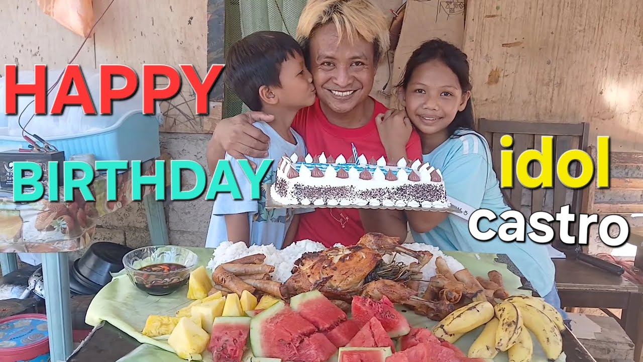 Konting salo-salo sa aming pamilya sa kaarawan ni idol castro
