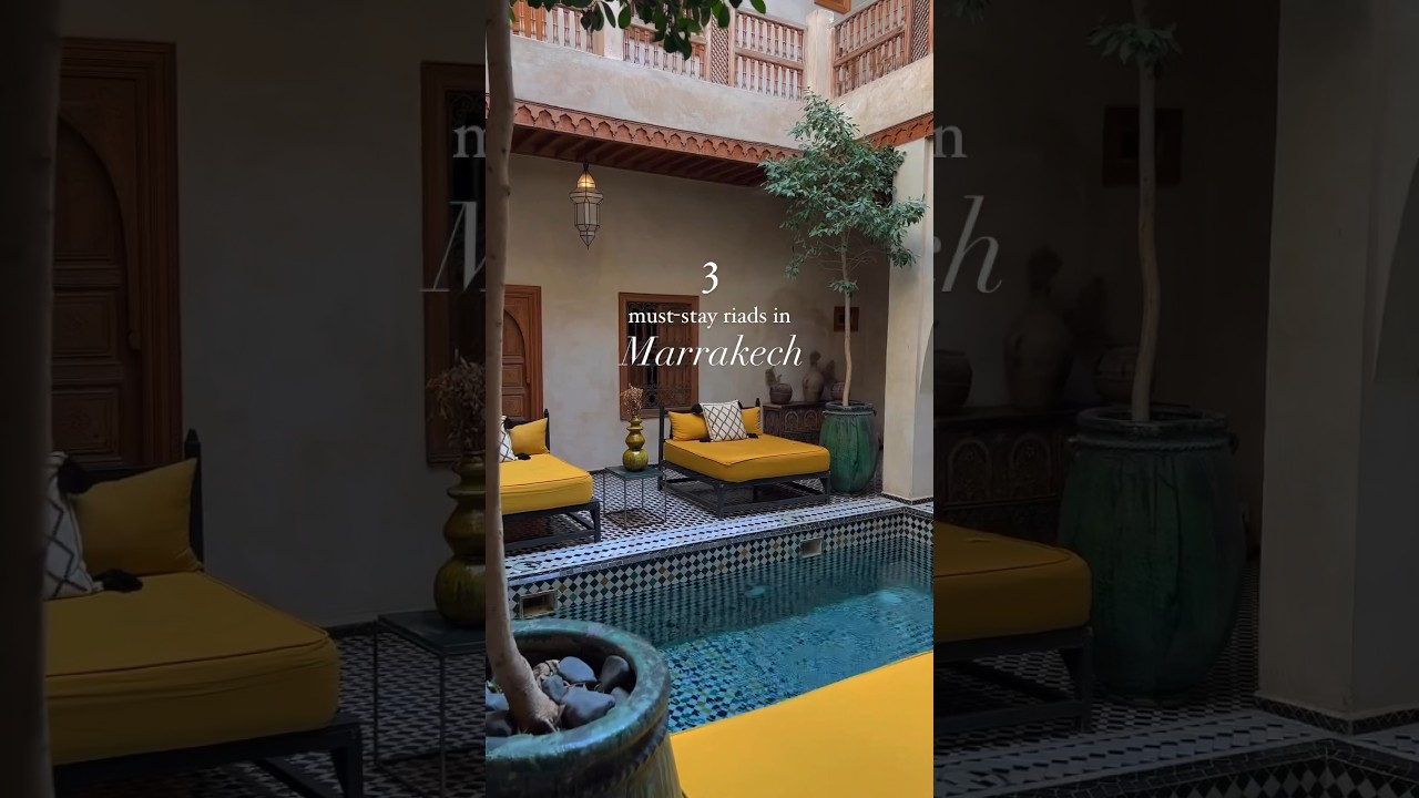 🇲🇦 3 must-stay riads in Marrakech, Morocco💕 #morocco #marrakech #travelinspiration #travel