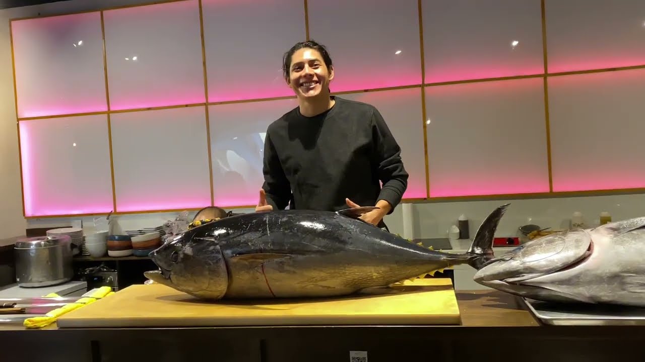 C&oacute;mo cortar un at&uacute;n rojo completo y explicado(ronqueo de at&uacute;n 2024)