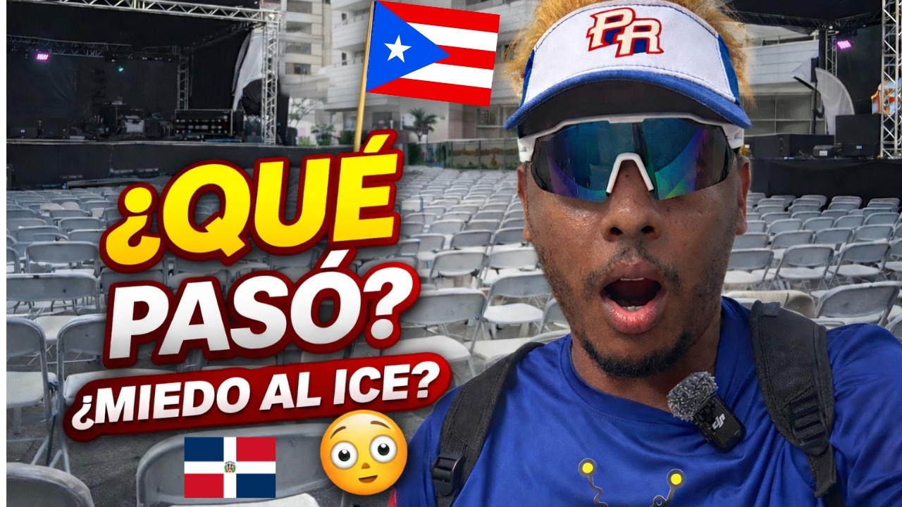 La parada dominicana en Puerto Rico estaba VACÍA 😳🇩🇴🇵🇷 ¿Miedo al ICE?
