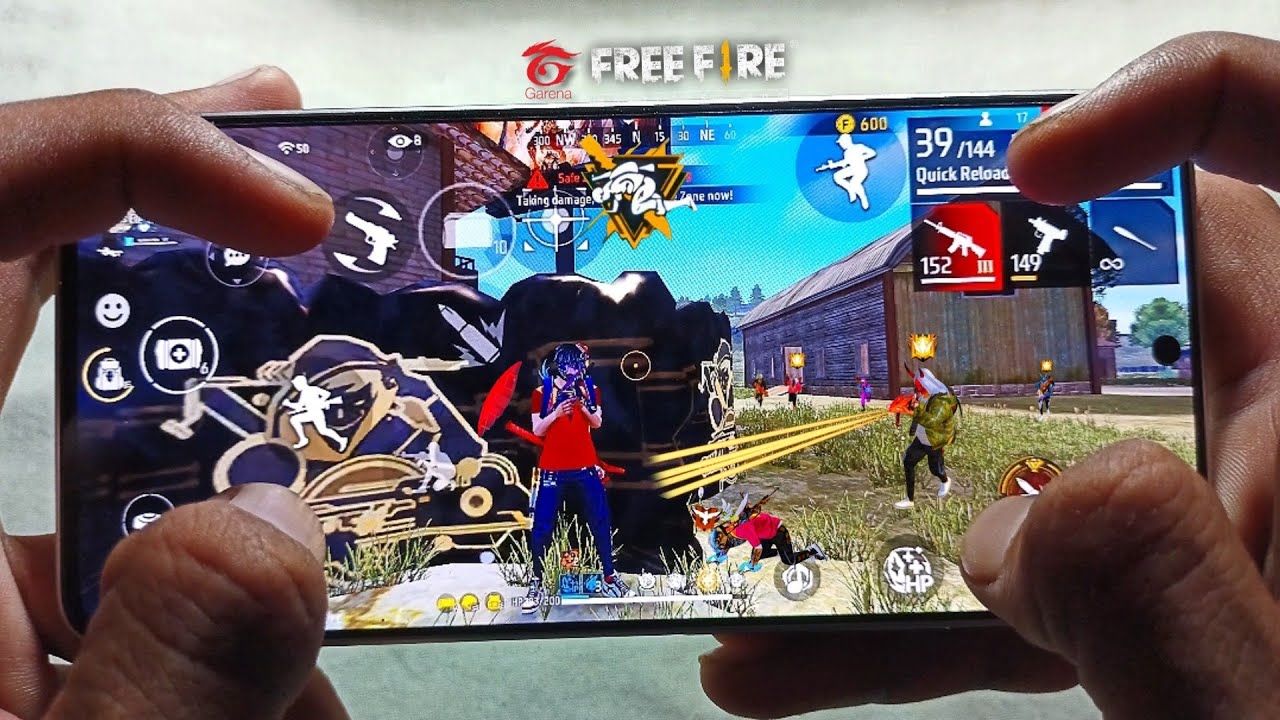 HANDCAM ⚡SOLO VS SQUAD POCO X6 PRO FREE FIRE GAMEPLAY