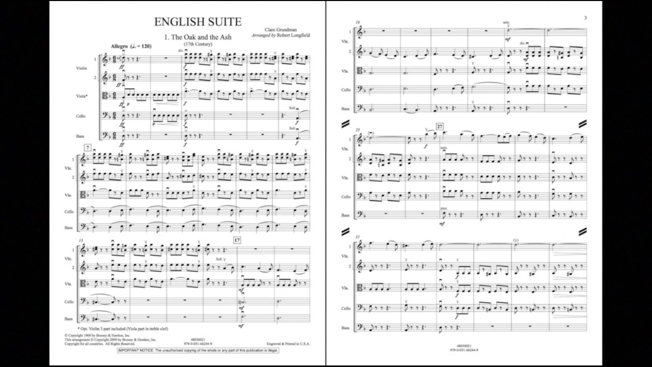 English Suite by Clare Grundman/arr. Robert Longfield