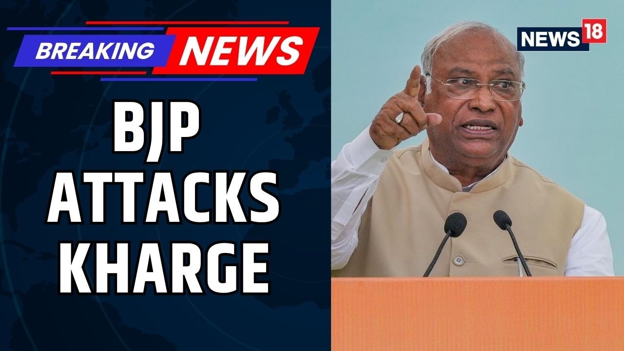 BJP Targets Kharge Family Over Land Row, Calls It &lsquo;Gandhi-Vadra Model | BJP Vs Congress | News18