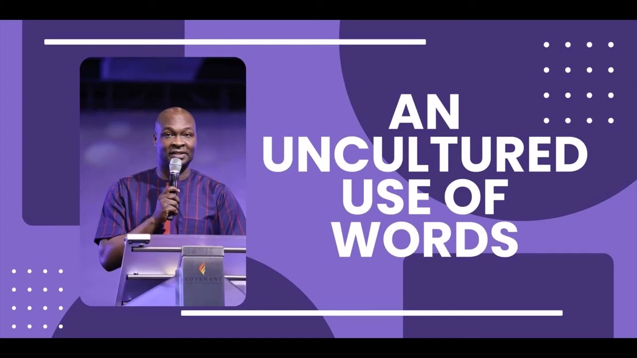 APOSTLE JOSHUA SELMAN TEACHING | AN UNCULTURED USE OF WORDS | BIBLE STUDY