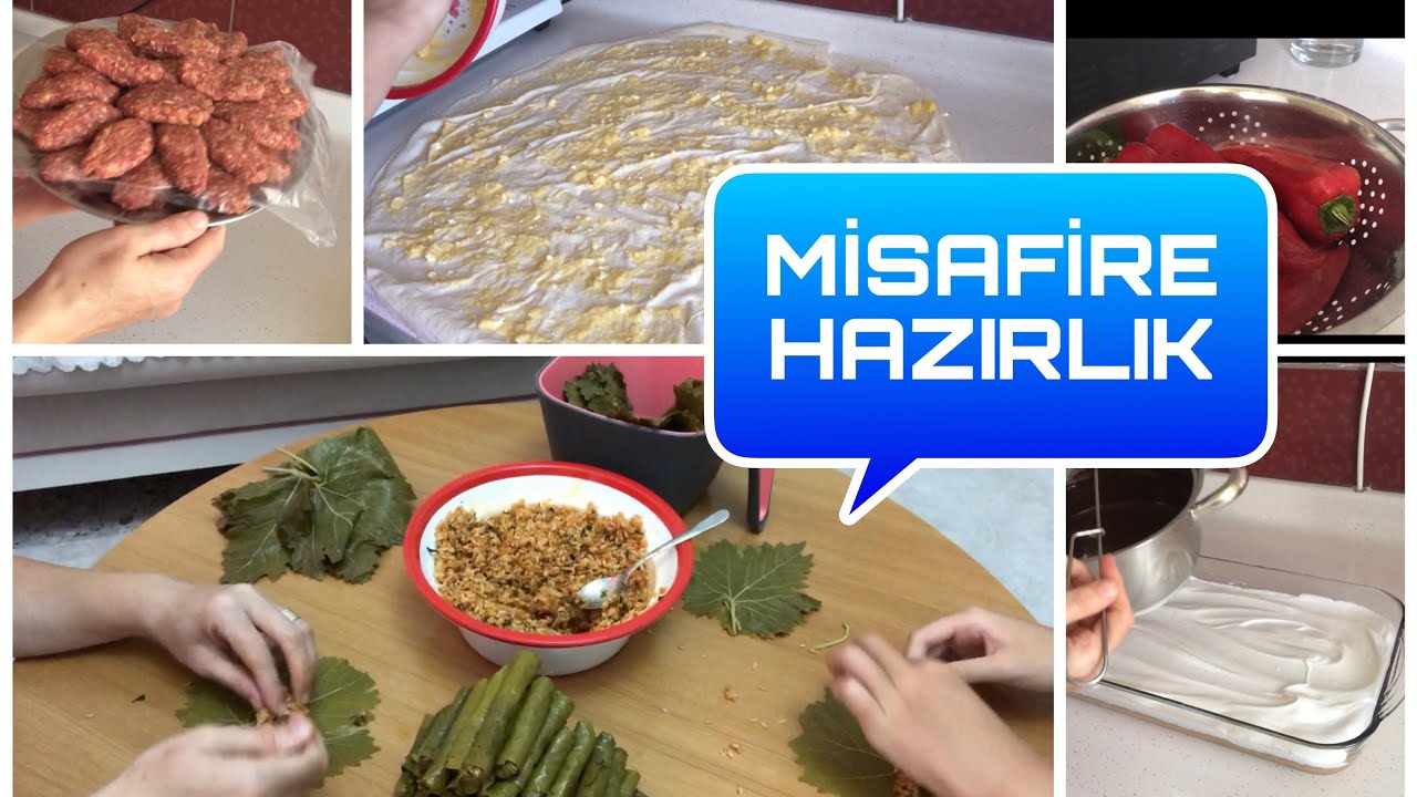 BİBER KÖZLEME🌶KÖFTE TARİFİ🍔PATATESLİ BÖREK🥔ÇİKOLATA SOSLU PASTA🎂KIZIMLA YAPRAK SARMA🙌🏻 VLOG 11