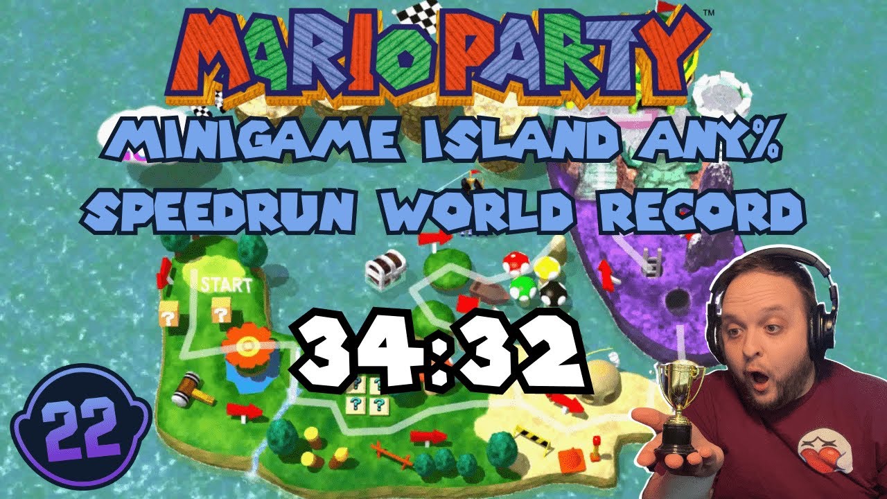 [Former World Record] Mario Party Minigame Island Any% in 34:32 NSO+ | KellyKr22 Speedrunning