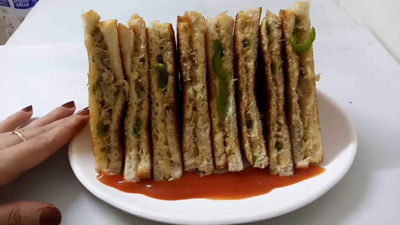 Простой сэндвич с курицей и сыром в белом соусе || Специальное предложение для Рамадана || от Coo...