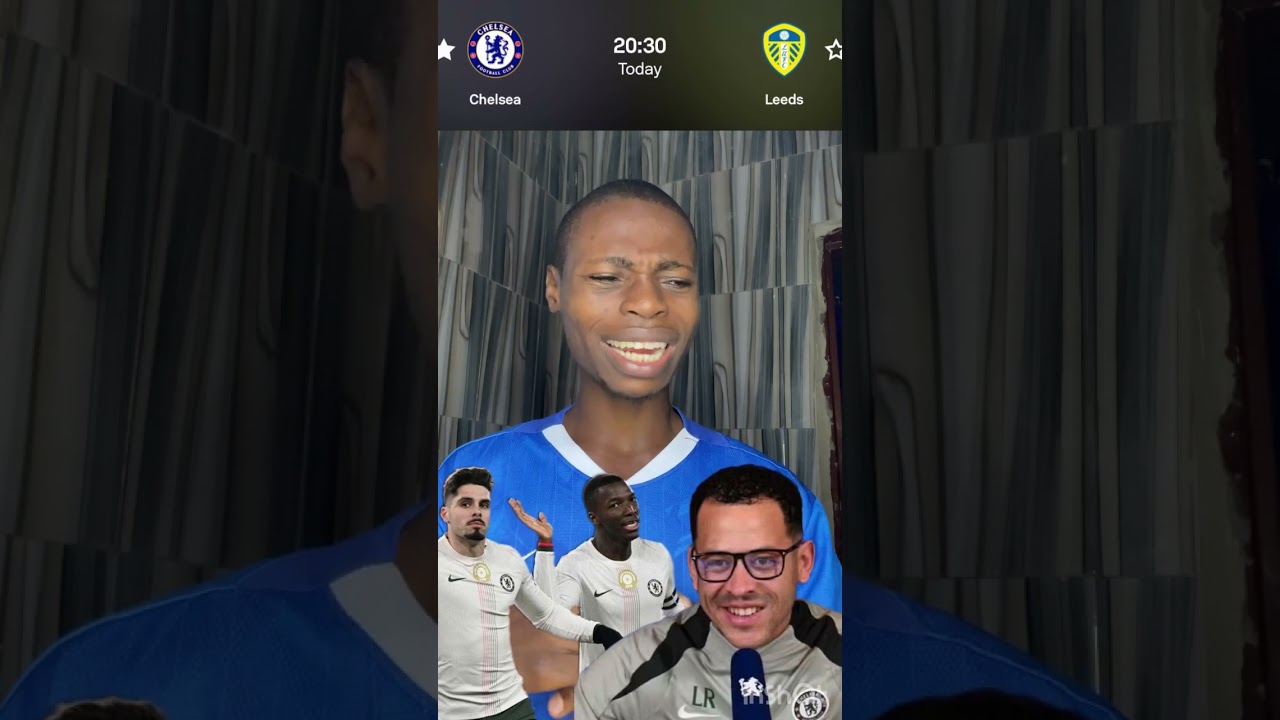 Liam Rosenior second press | Chelsea vs Leeds is a non joking game . Get the three points simple .