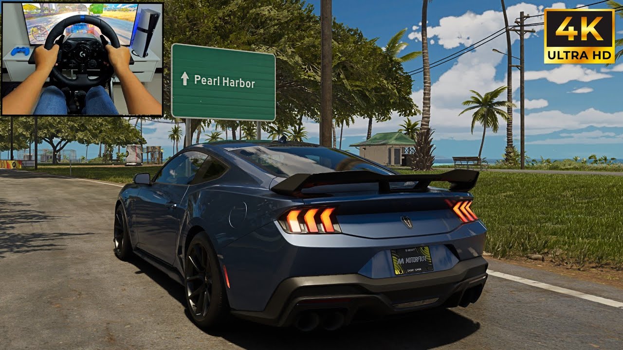 Ford Mustang Dark Horse | The Crew Motorfest | Logitech G923 gameplay steering wheel