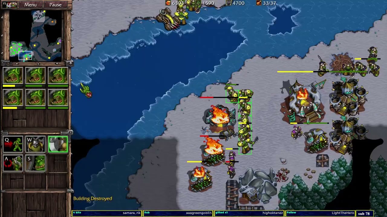 Warcraft 2 Remastered Gold Separates East & West 3v3