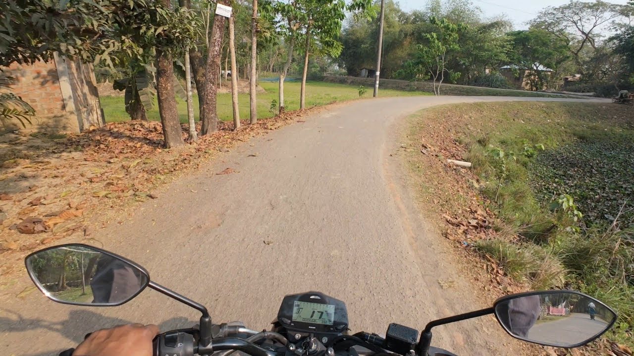 সাচান চক গ্রামের রাস্তা দিয়ে মোটরসাইকেল রাইড | চারখাই, বিয়ানীবাজার সিলেট,  বাংলাদেশ 