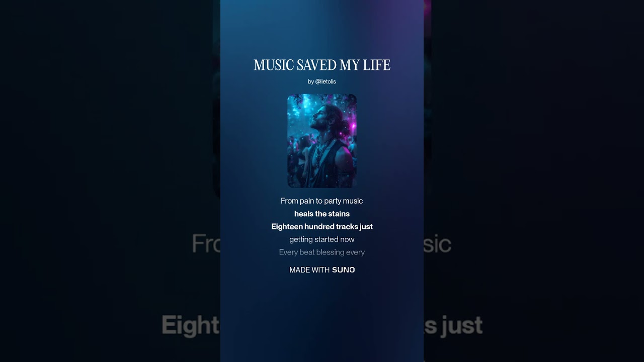 MUSIC SAVED MY LIFE