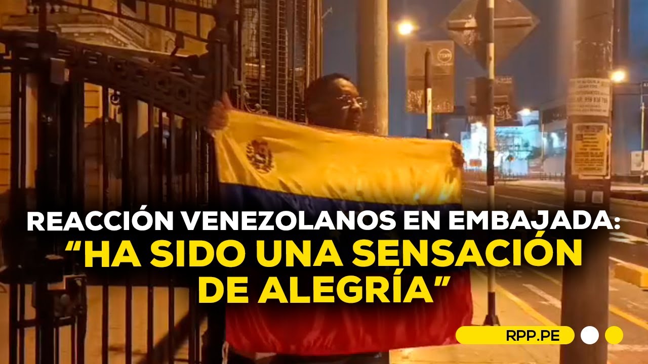 Venezolanos REACCIONAN desde EMBAJADA en PER&Uacute;: 