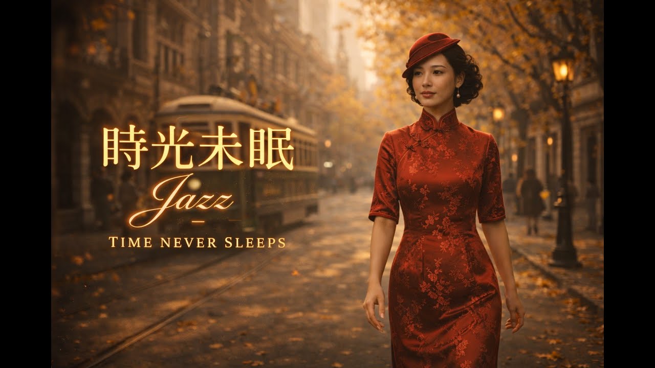 時光未眠 Vol.17｜老上海．街頭流聲：穿梭梧桐樹下的舊夢，沉浸於 1930s 繁華與蒼涼的漫步律動 (Vintage Shanghai Jazz / Old Record Aesthetic)