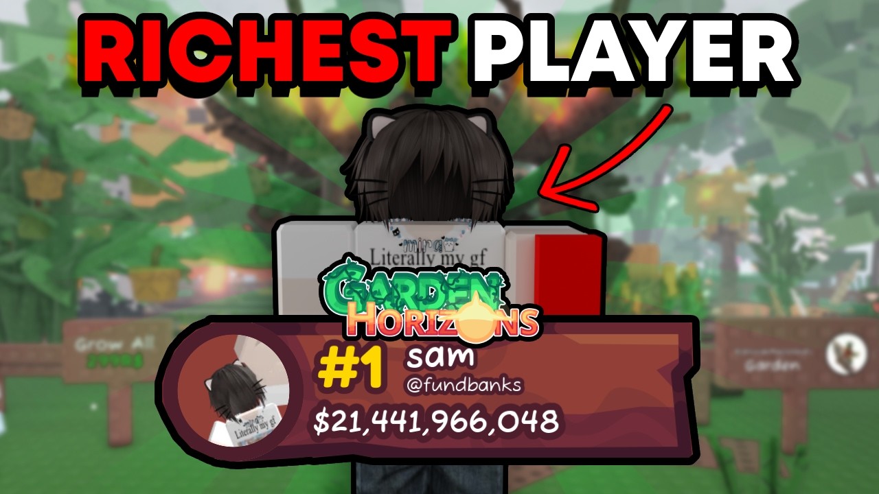 Meet The #1 Player in Garden Horizons! (Roblox)