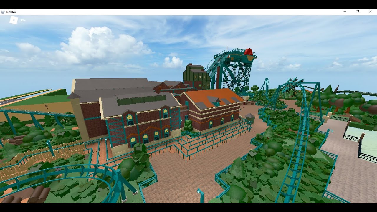 Roblox Theme Park Tycoon2 Baron 1898 recreatie