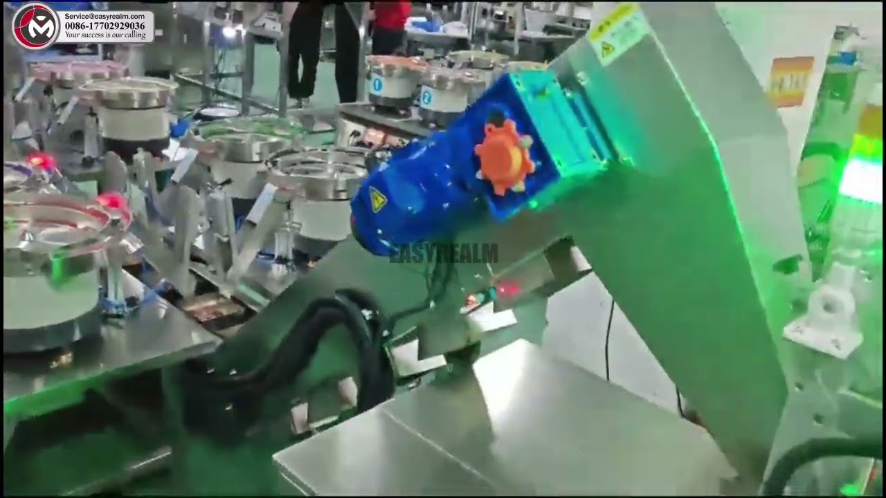 Small Parts Counting Kit Bag Packing Machine | Automatic Packaging Machines for Kits | EASYREALM
