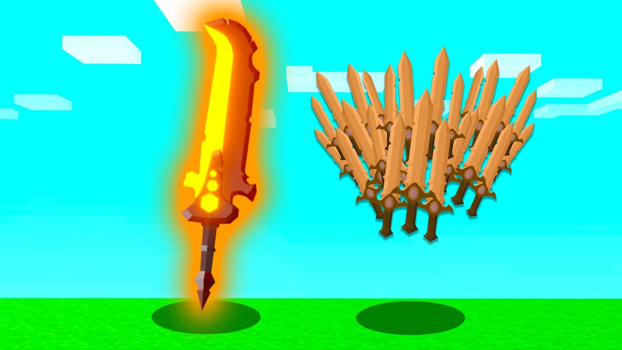 Roblox Bedwars, But 1 Rageblade vs INF Wooden Swords