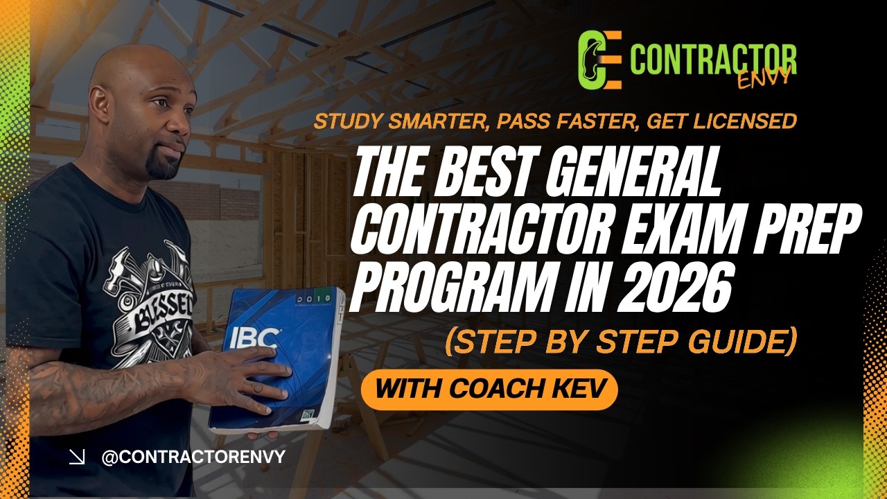 How To Pass The General Contractor Exam | Full Live Class Replay (IRC + IBC Open-Book Method)