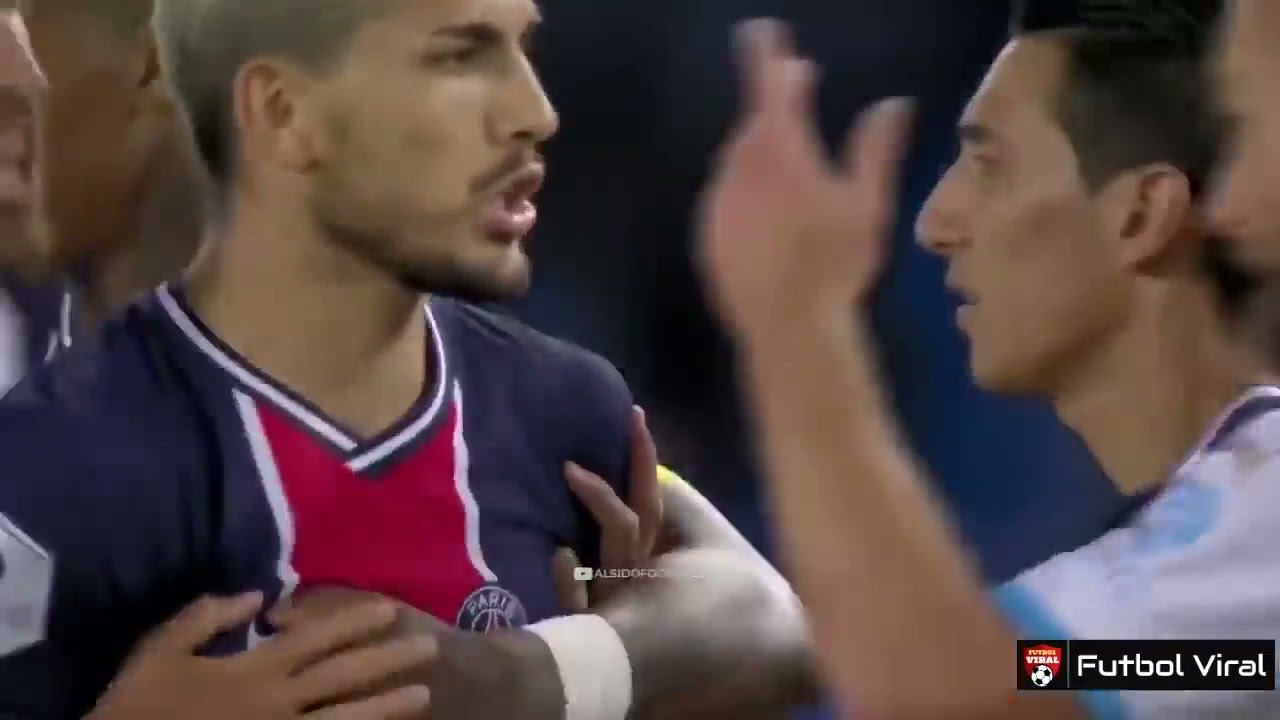 PAREDES FIGHTS BENEDETTO!! BATTLE ON THE PITCH! BOTH ARE SENT OFF + NEYMAR.