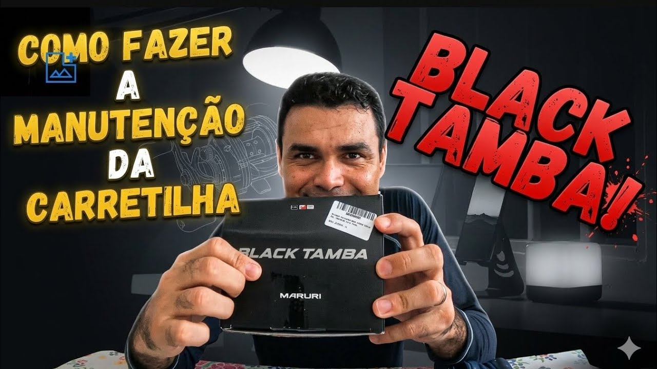 Como fazer a manutenção da carretilha black tamba.