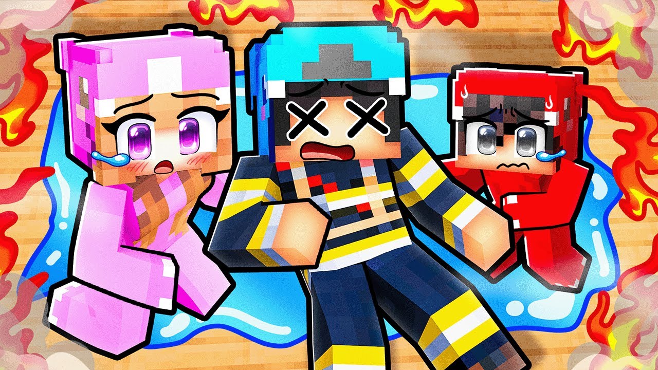 OMZ BECAME A FIREFIGHTER and SAVED A FAMILY In Minecraft!