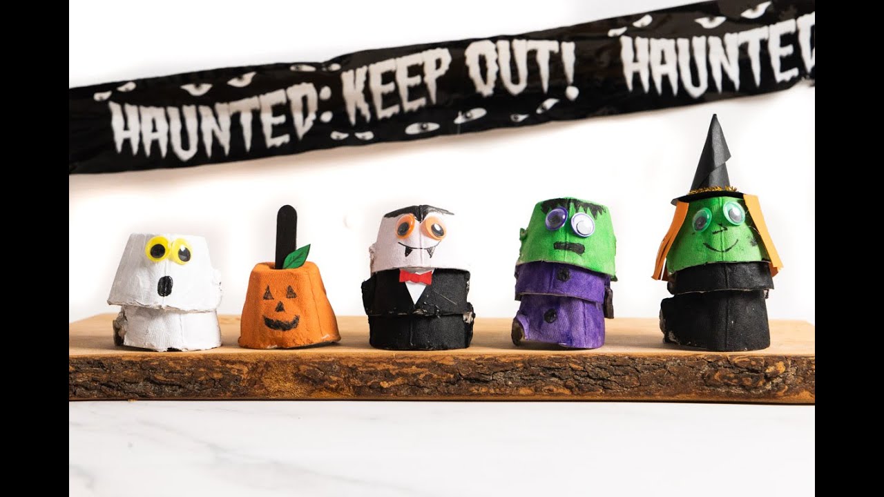 Spook-tacular Halloween Egg Carton Crafts